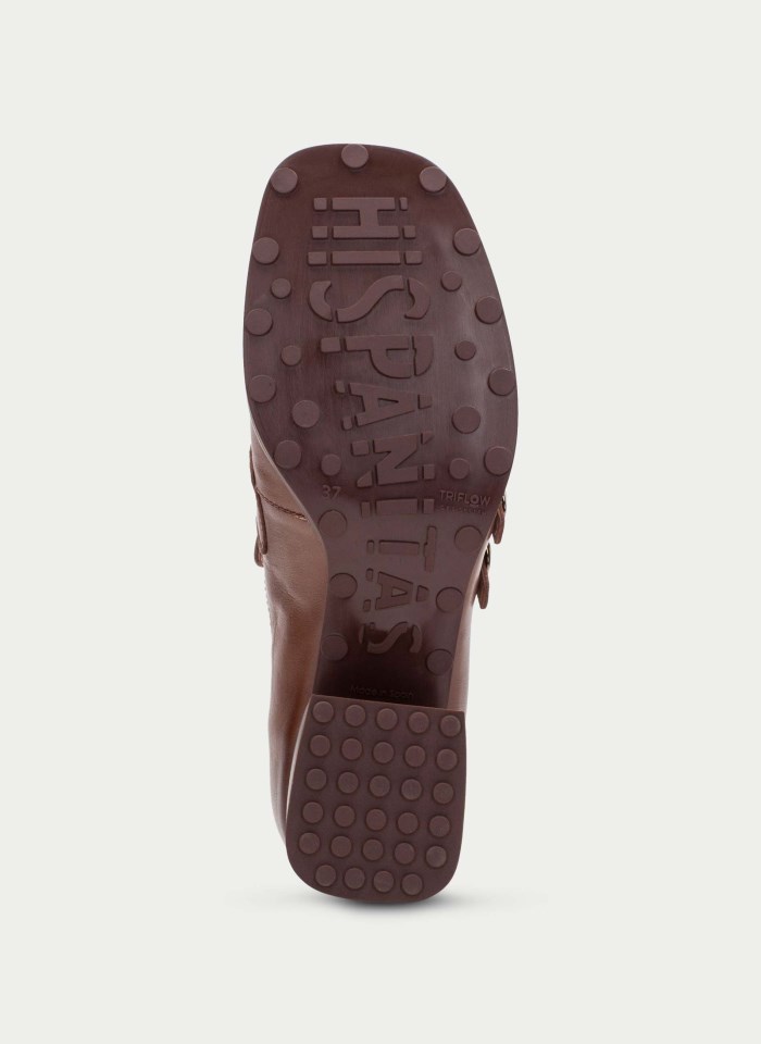 Hispanitas Zapatos Con Hebilla Marsella Avellana