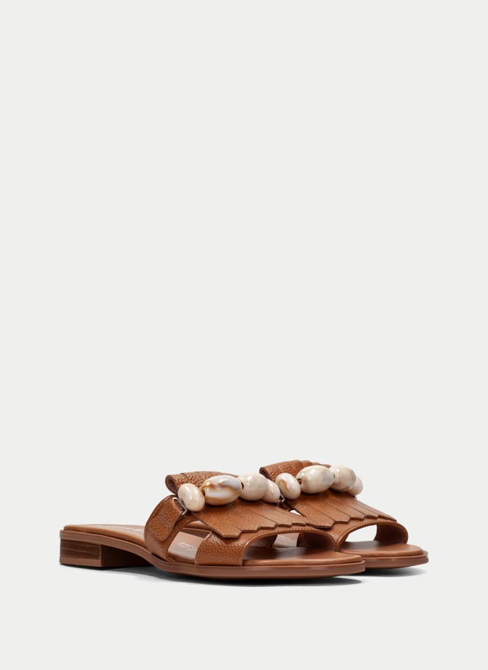 Hispanitas Sandalia Plana Yakarta Cuero