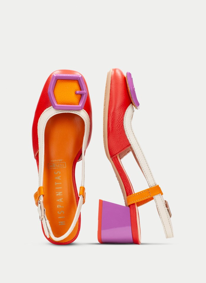 Hispanitas Destalonado Malta Rojo Violet Naranja