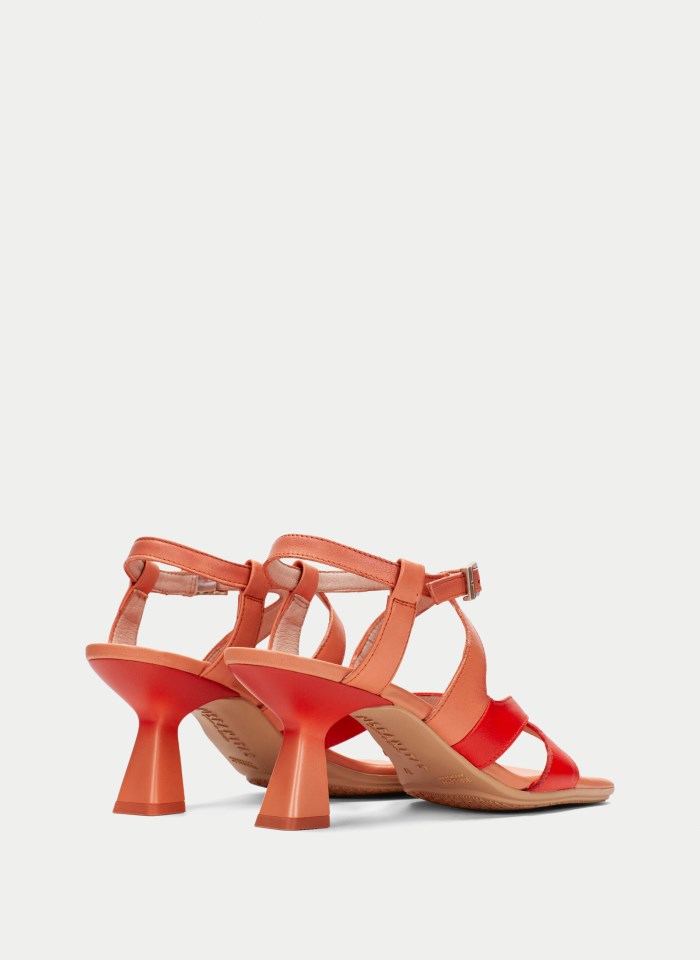 Hispanitas Sandalia Tacón Danielle Coral Scarlet