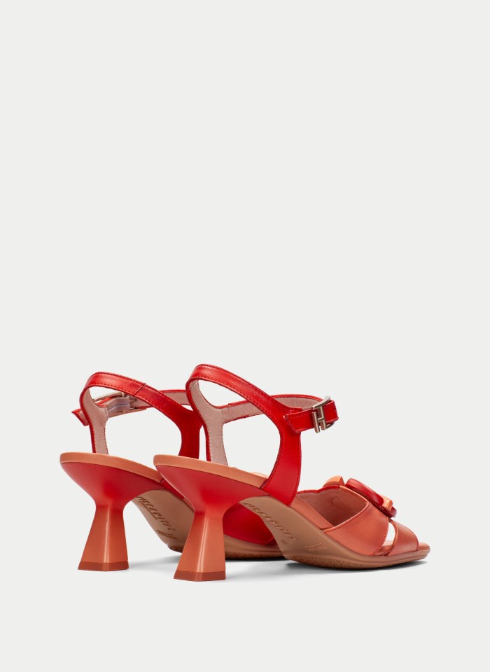 Hispanitas Sandalia Tacón Danielle Coral Scarlet