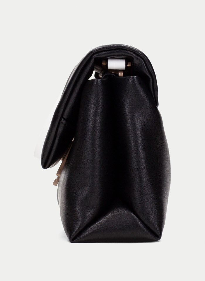 Hispanitas Bolso de Hombro blanco negro