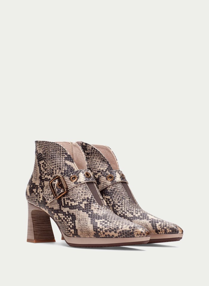 Hispanitas Botín Atlanta Python Taupe