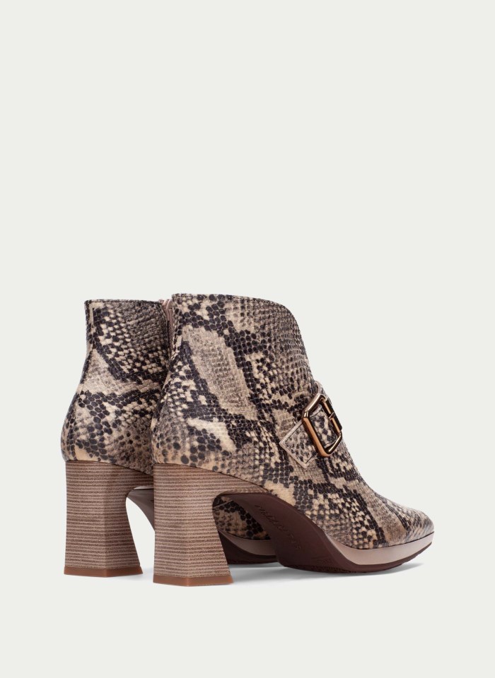 Hispanitas Botín Atlanta Python Taupe