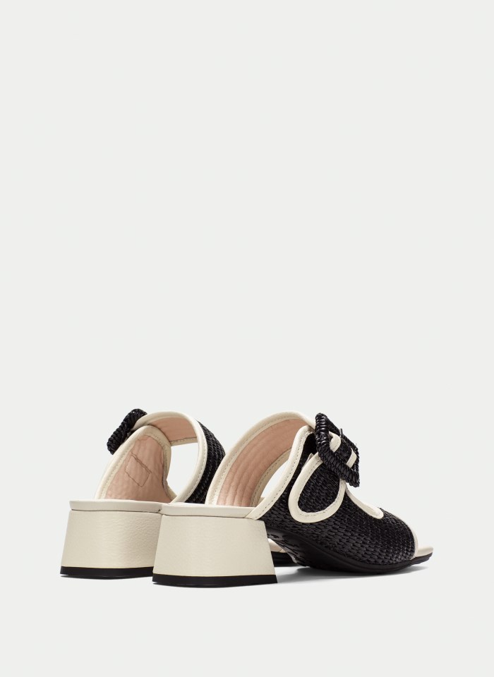 Hispanitas Sandalia Destalonada Dallas Negro Latte