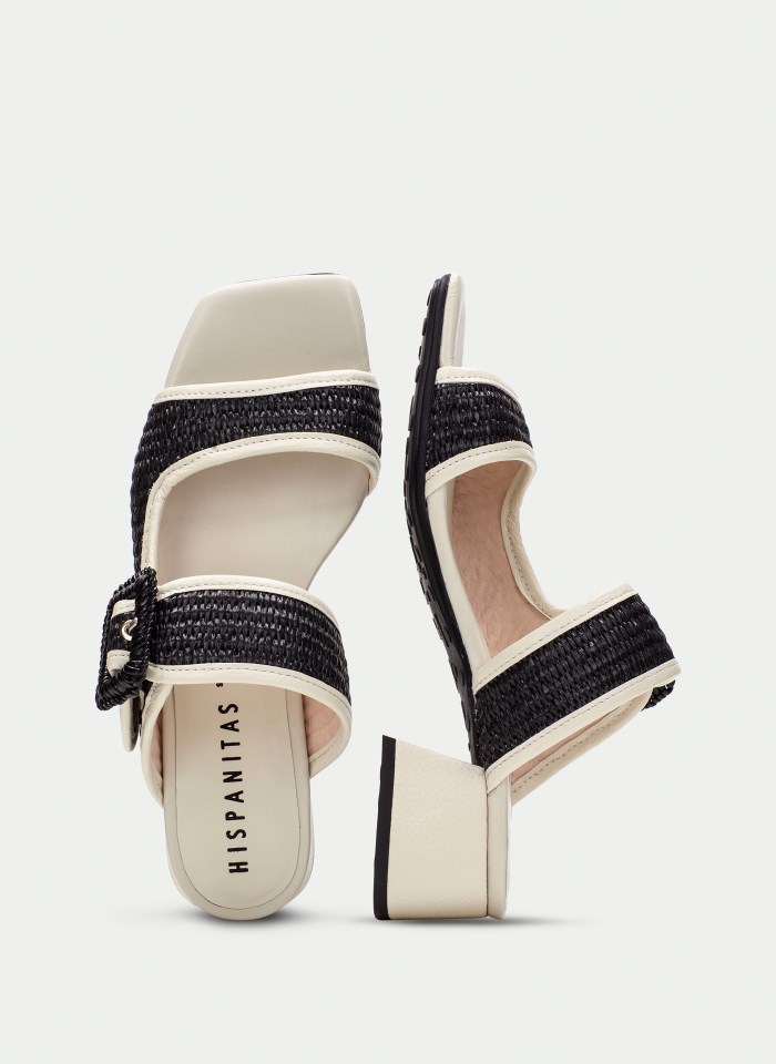 Hispanitas Sandalia Destalonada Dallas Negro Latte