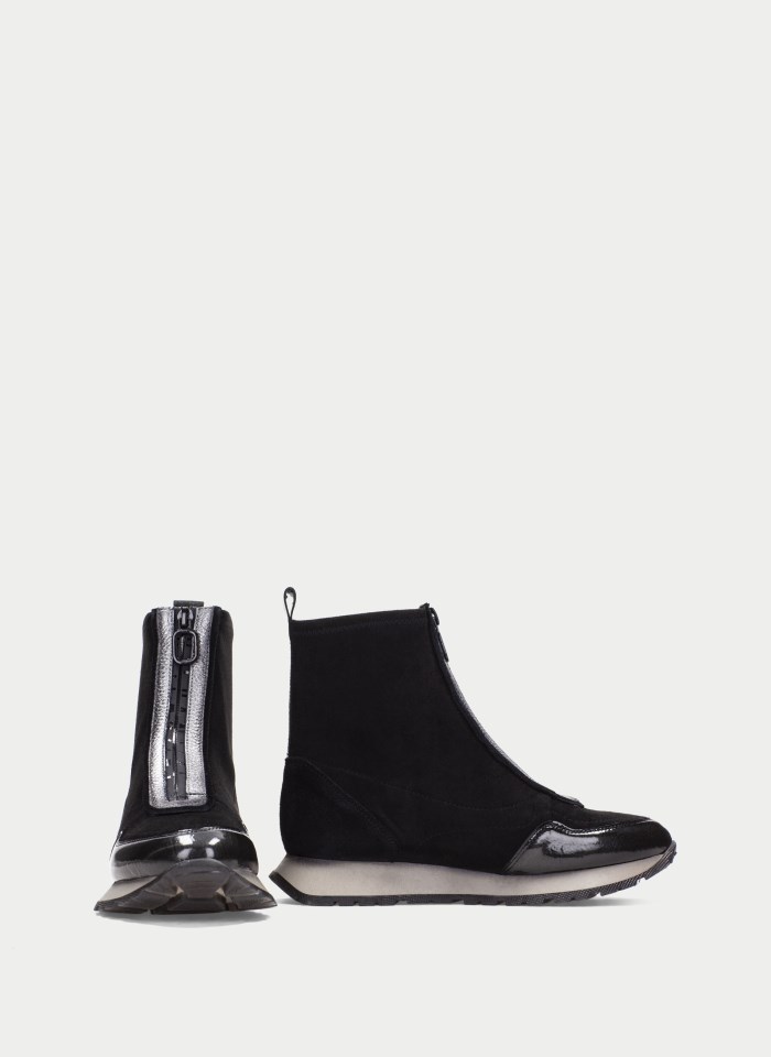 Hispanitas Botin Sport Kansas Negro Plomo