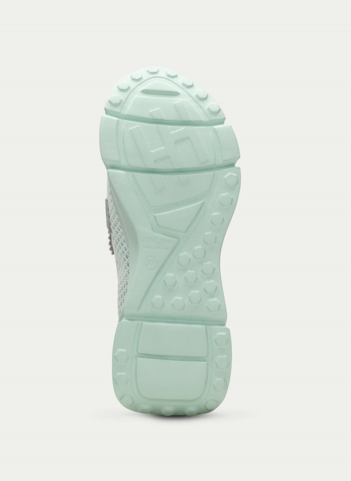 Hispanitas Mocasín Sport Hawai Blanco Aguamarina