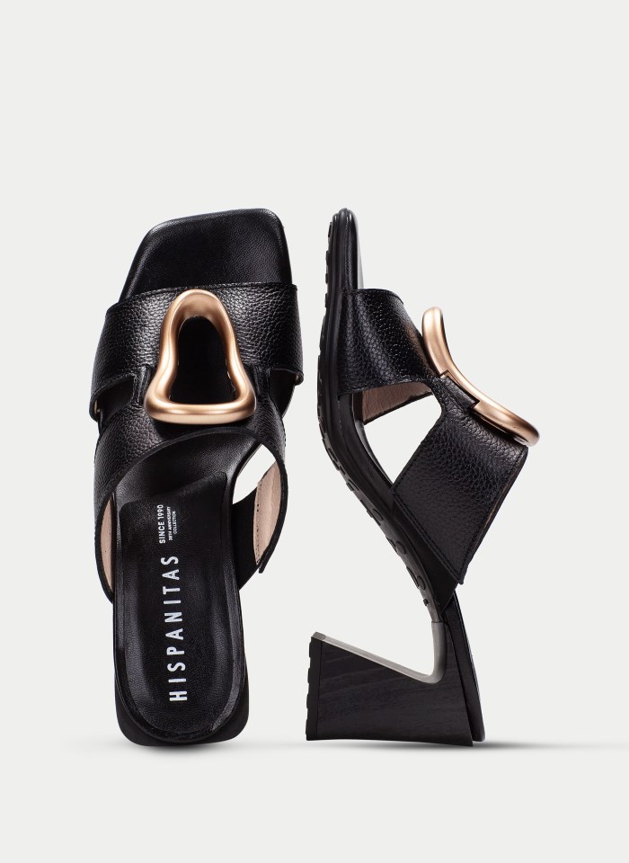 Hispanitas Sandalia Destalonada Miami Negro