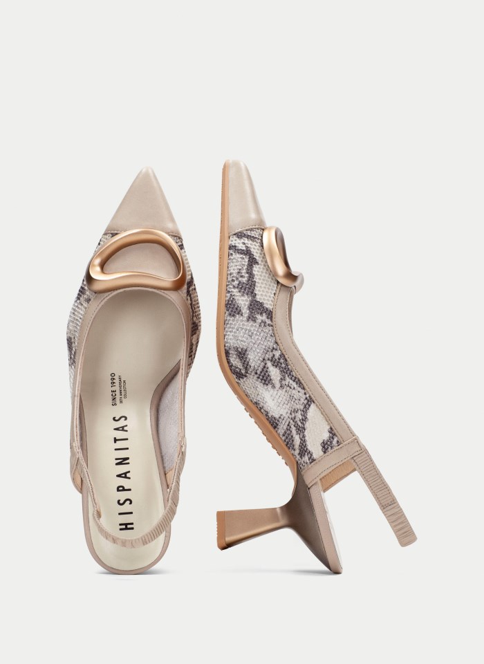 Hispanitas Destalonado Nova Python Taupe