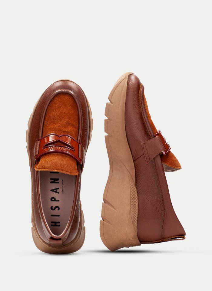 Hispanitas Mocasín Sport Helsinki Cuero