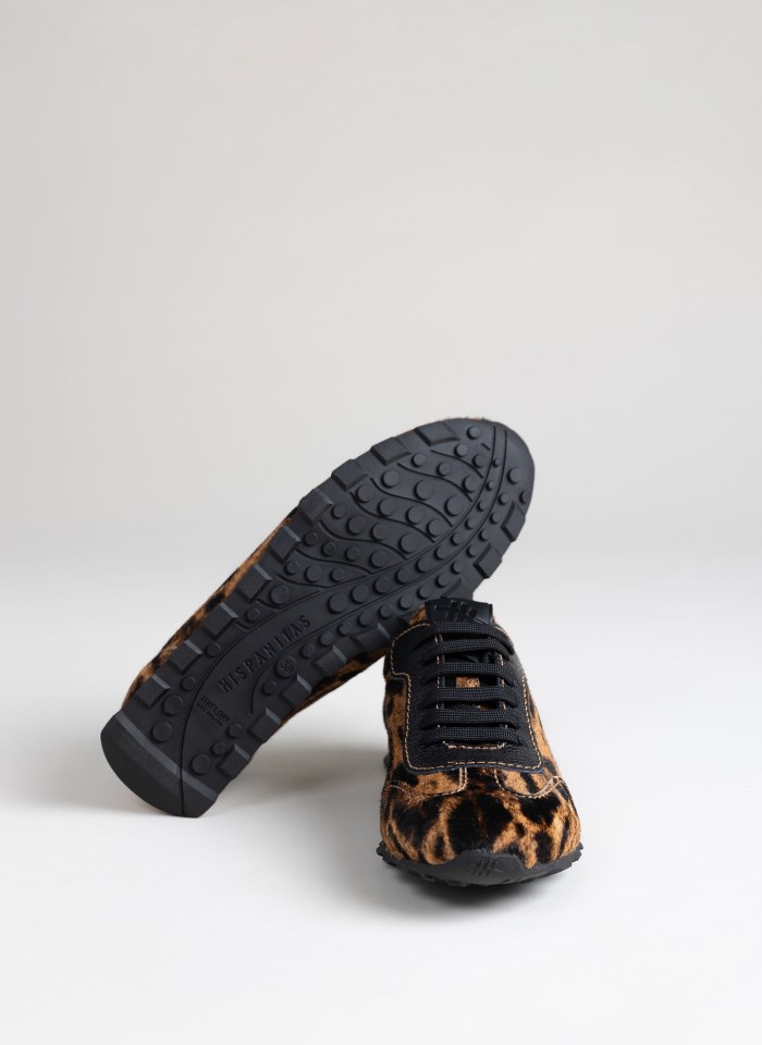 Hispanitas Deportivo Zinnia Leopardo Camel Negro