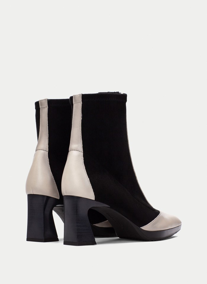 Hispanitas Botín Atlanta Negro Blanco