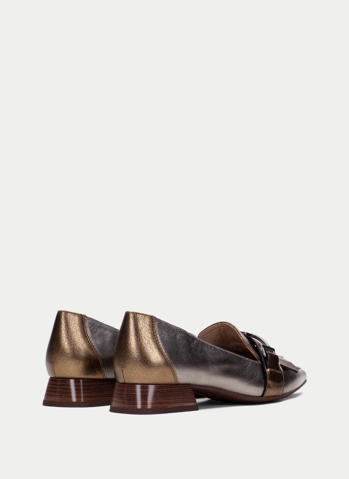 Hispanitas Mocasín Dali Oro Acero