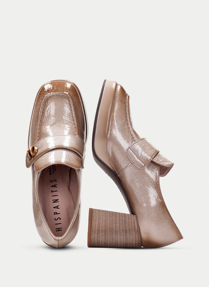 Hispanitas Mocasín Tokio Taupe