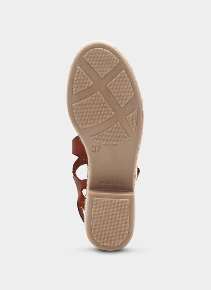 Hispanitas Espadrilles Yute Cuero