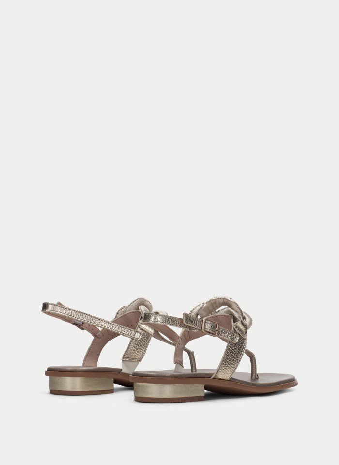 Hispanitas Sandalia Plana Ibiza Oro