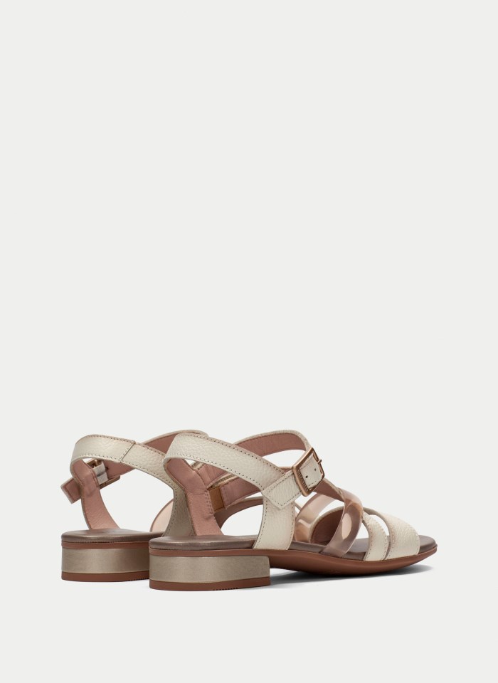 Hispanitas Sandalia Plana Lena Crema