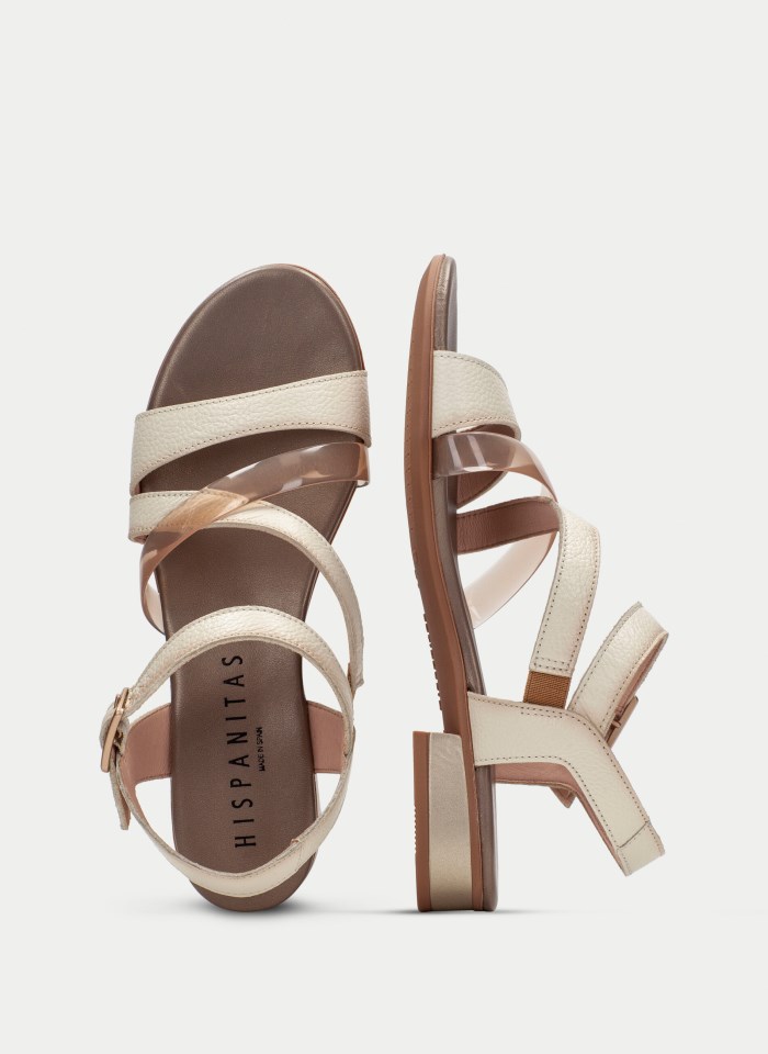 Hispanitas Sandalia Plana Lena Crema