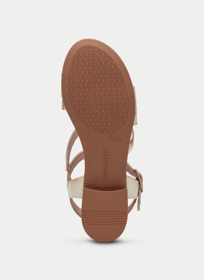 Hispanitas Sandalia Plana Lena Crema
