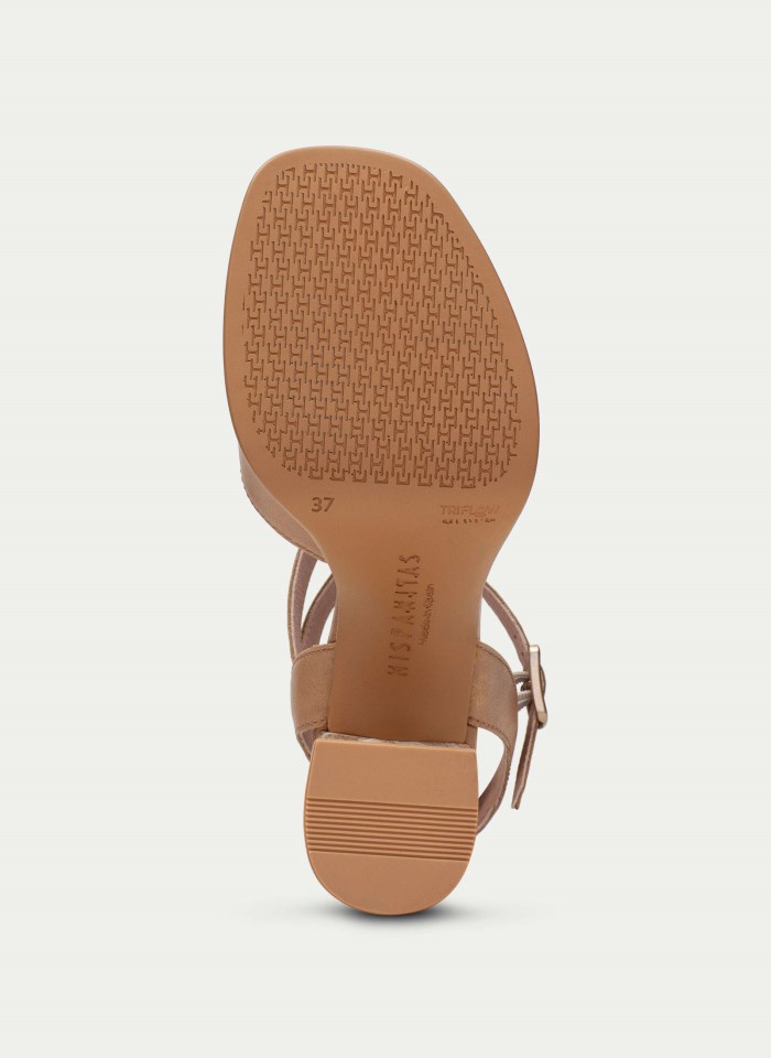 Hispanitas Sandalia Tacón Tahiti Desert