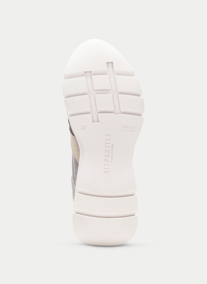 Hispanitas Botin Sport Helsinki Negro Gris Rojo