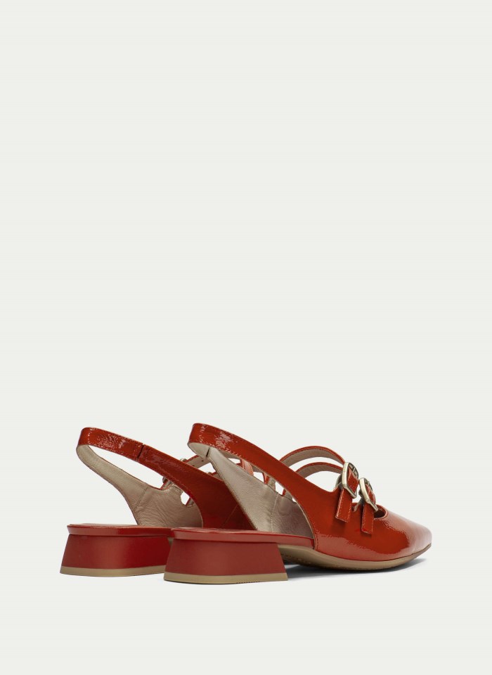 Hispanitas Zapato Plano Dali Rojo