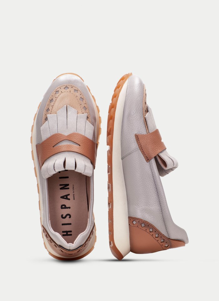 Hispanitas Mocasín Sport Loira Gris Tierra