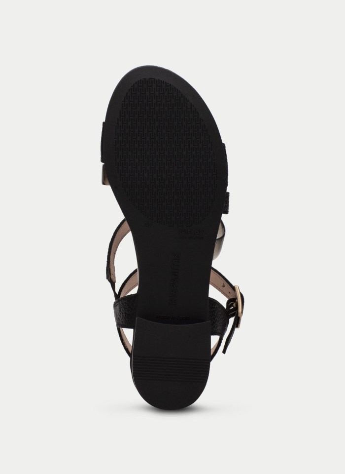 Hispanitas Sandalia Plana Lena Negro