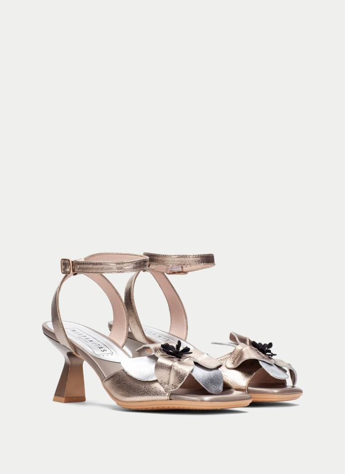 Hispanitas Sandalia Tacón Danielle Oro