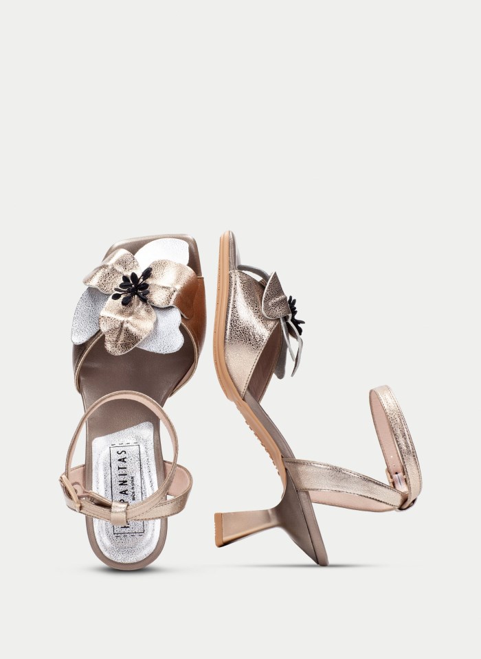 Hispanitas Sandalia Tacón Danielle Oro