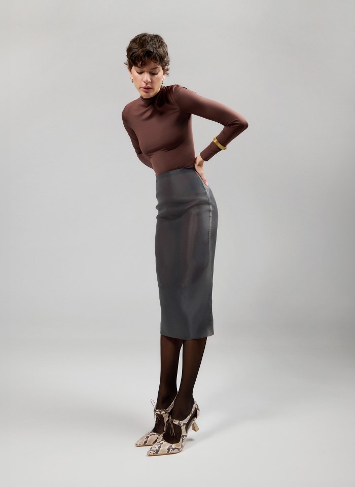 Hispanitas Zapato Tacón Nova Snake Taupe