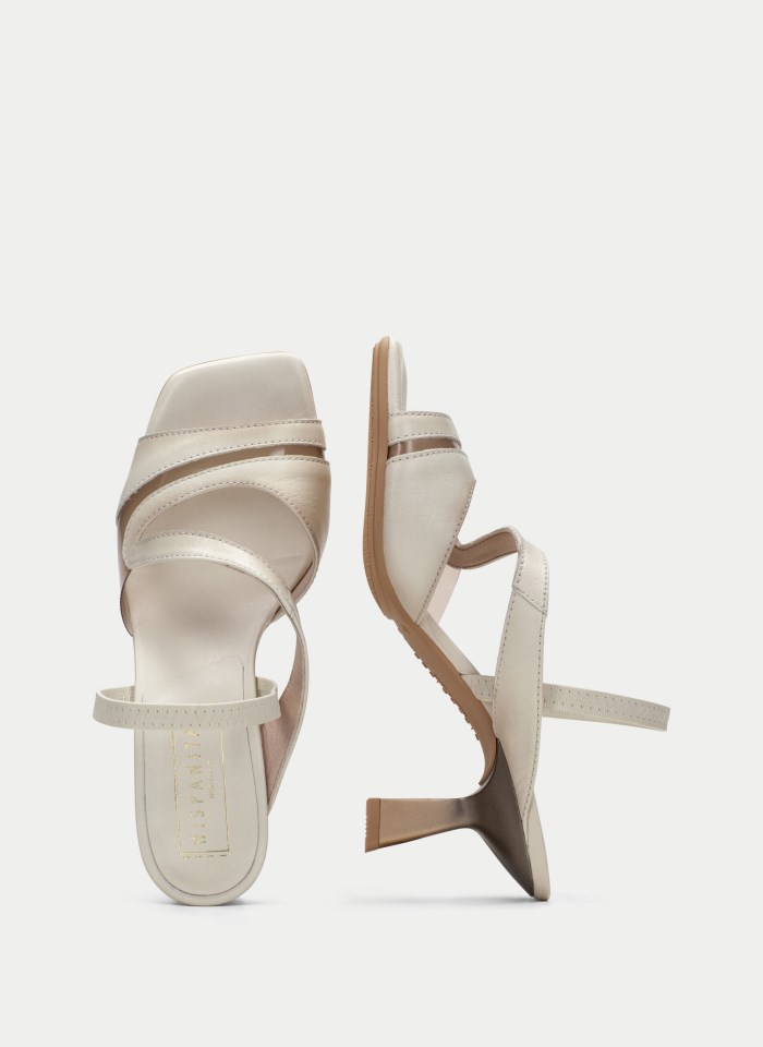 Hispanitas Sandalia Tacón Danielle Crema