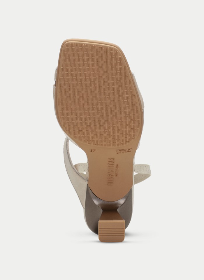 Hispanitas Sandalia Tacón Danielle Crema