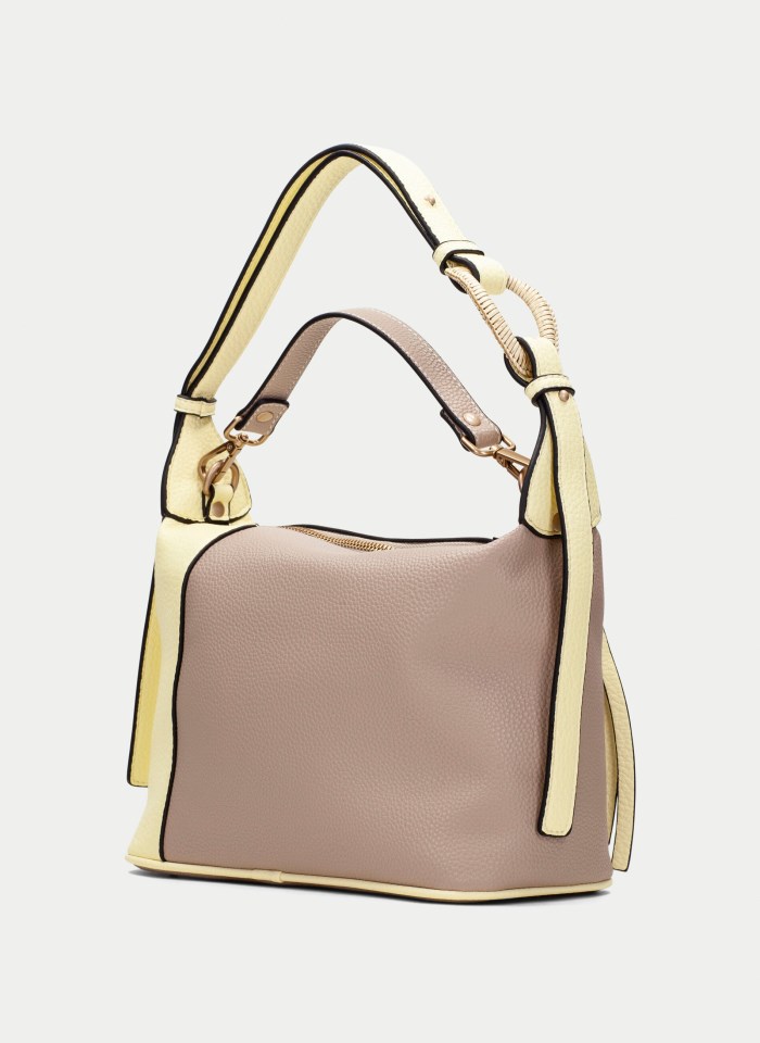 Hispanitas Bolso de Hombro banana taupe