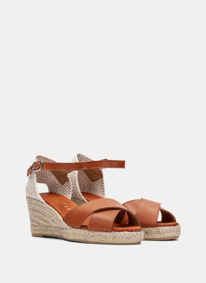 Hispanitas Espadrilles Yute Cuero