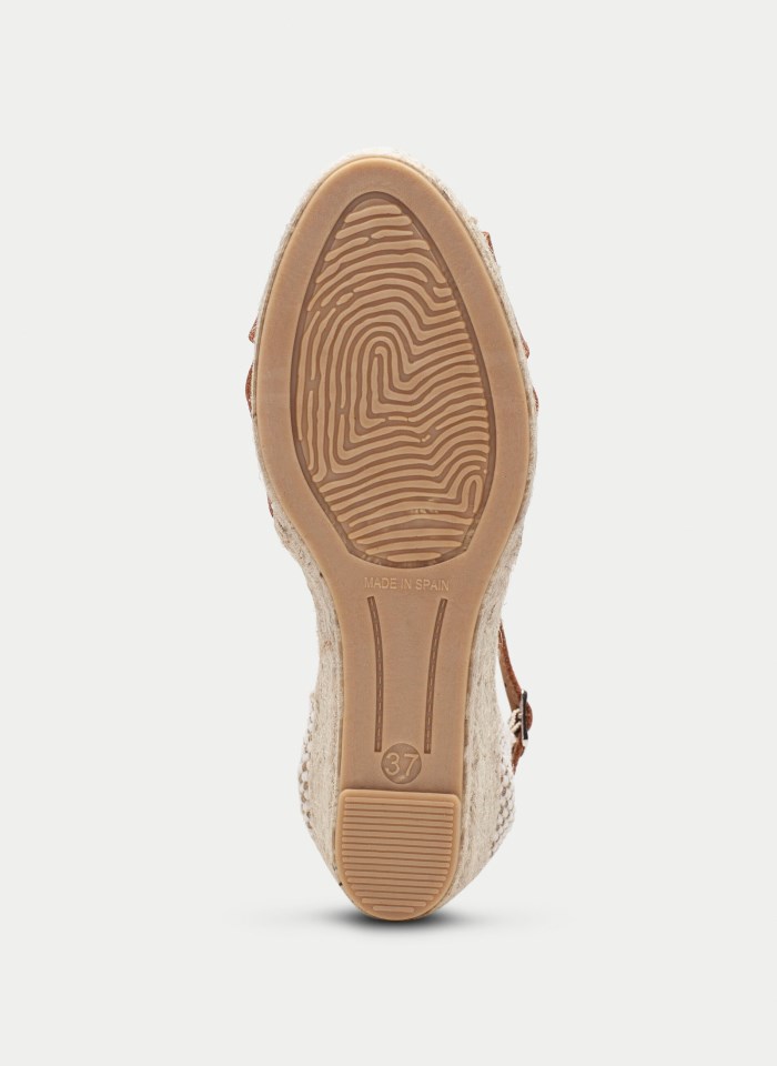 Hispanitas Espadrilles Yute Cuero