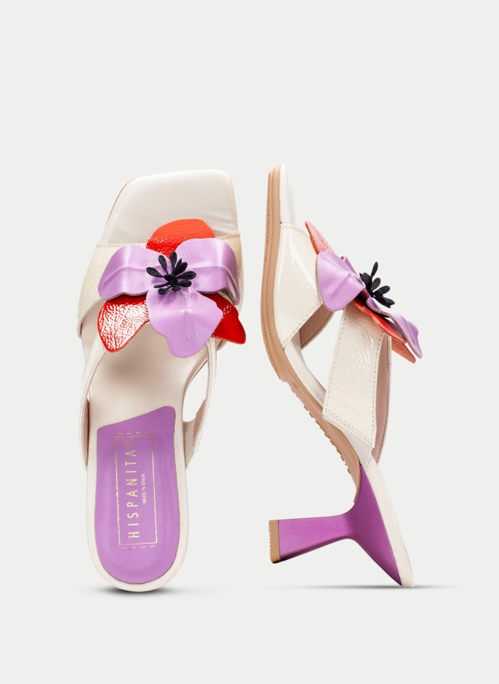 Hispanitas Sandalia Destalonada Danielle Crema Violet