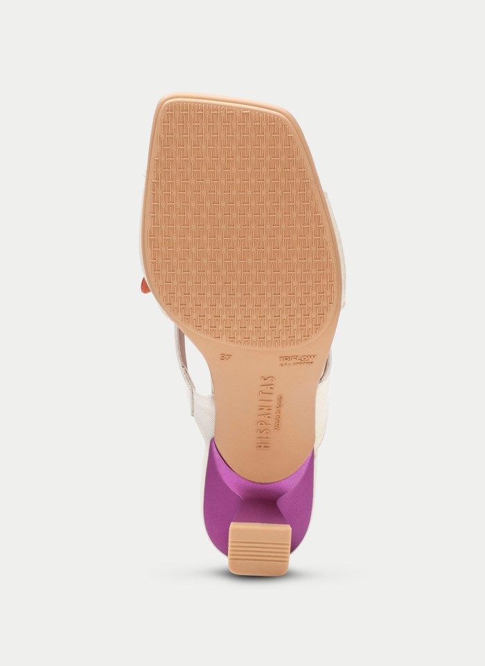 Hispanitas Sandalia Destalonada Danielle Crema Violet