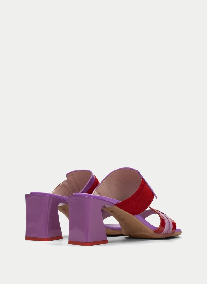 Hispanitas Sandalia Destalonada Mallorca Violet Rojo