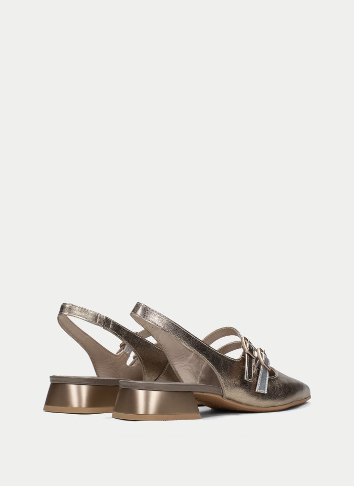 Hispanitas Zapato Plano Dali Oro