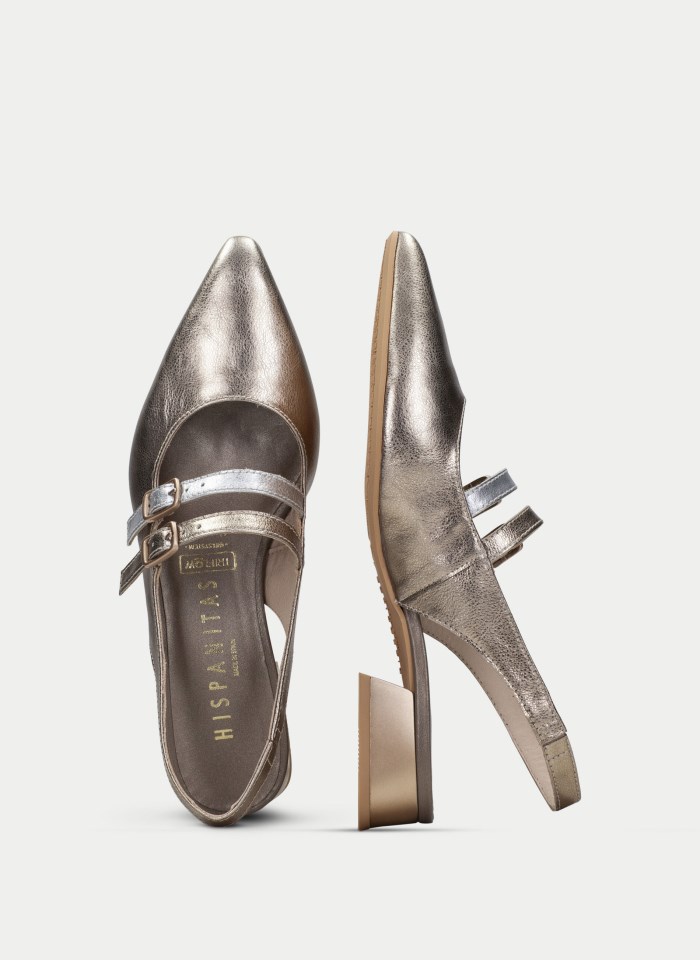 Hispanitas Zapato Plano Dali Oro