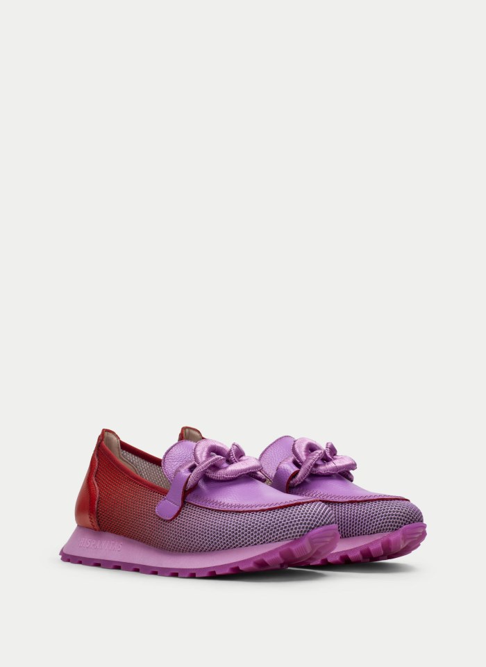 Hispanitas Mocasín Sport Loira Violet Rojo