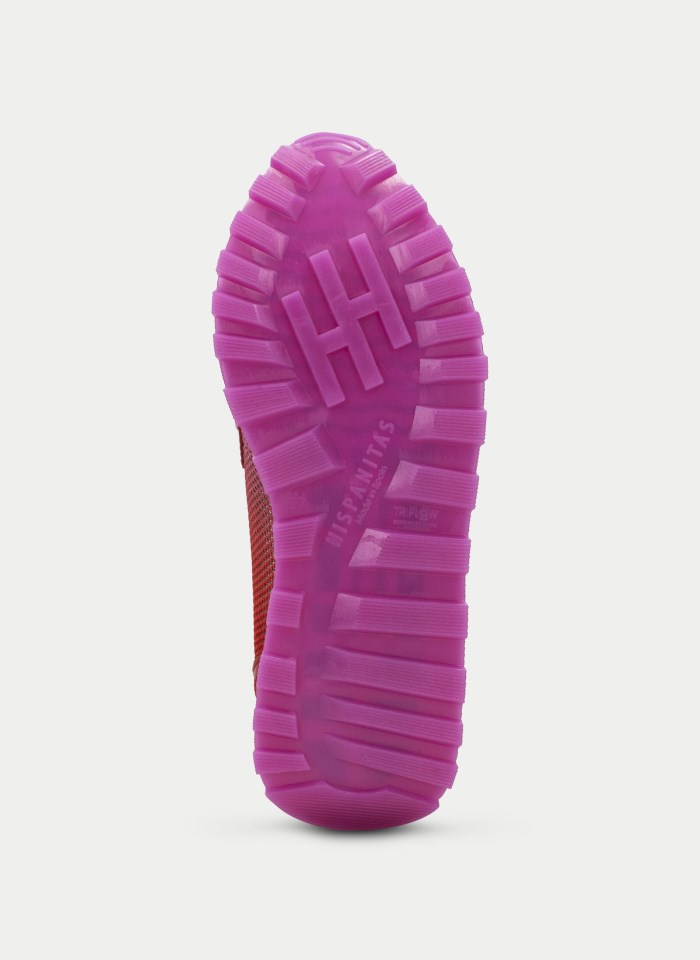 Hispanitas Mocasín Sport Loira Violet Rojo
