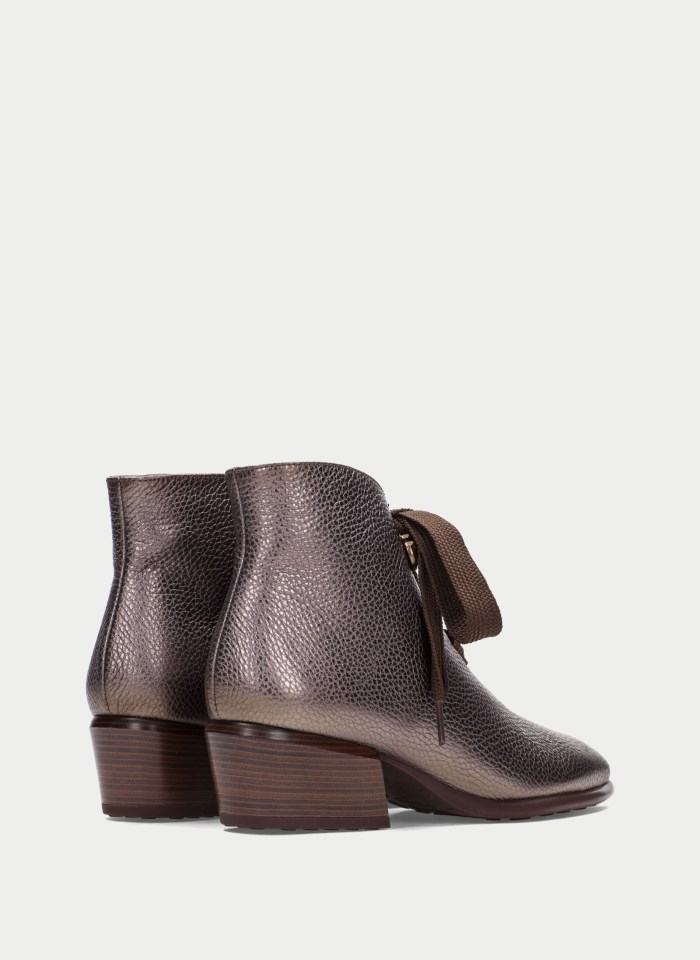 Hispanitas Botín Verona Taupe Metalizado
