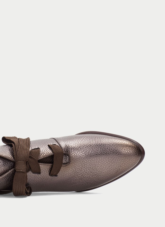 Hispanitas Botín Verona Taupe Metalizado