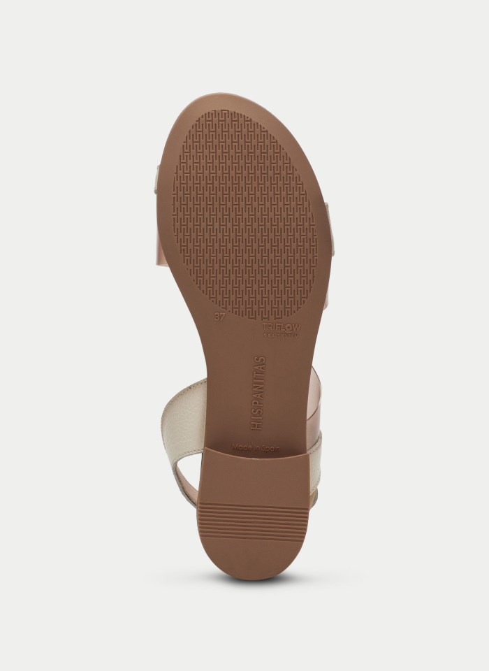 Hispanitas Sandalia Plana Lena Crema