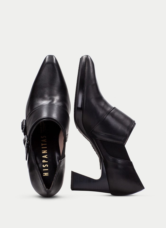 Hispanitas Zapato Tacón Atlanta Negro