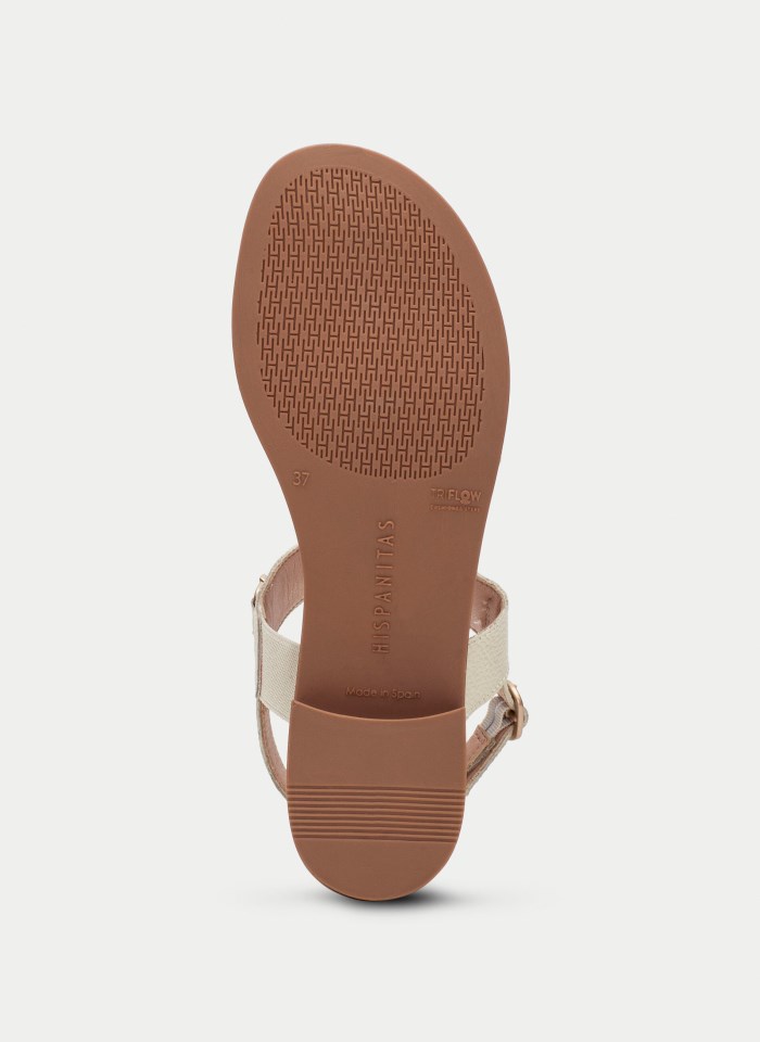 Hispanitas Sandalia Plana Yakarta Latte