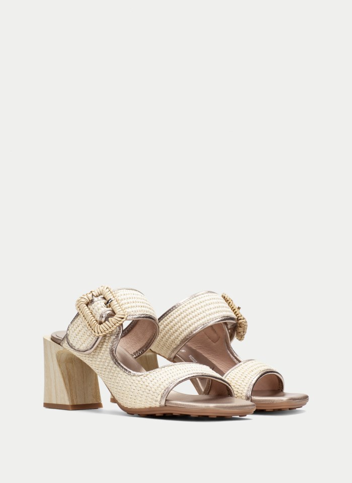 Hispanitas Sandalia Destalonada Miami Latte